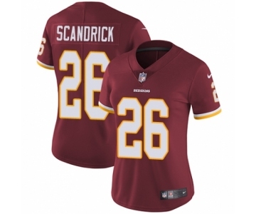 Women's Nike Washington Redskins #26 Orlando Scandrick Burgundy Red Team Color Vapor Untouchable Limited Player NFL Jersey