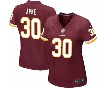Women's Nike Washington Redskins #30 Troy Apke Game Burgundy Red Team Color NFL Jersey