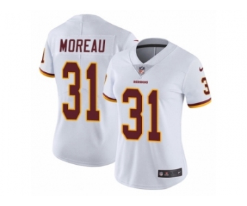Women's Nike Washington Redskins #31 Fabian Moreau Vapor Untouchable Limited White NFL Jersey