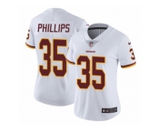Women's Nike Washington Redskins #35 Dashaun Phillips Vapor Untouchable Limited White NFL Jersey