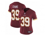 Women's Nike Washington Redskins #39 Josh Evans Burgundy Red Team Color Vapor Untouchable Limited Player NFL Jersey