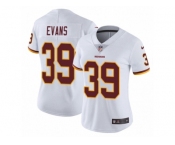 Women's Nike Washington Redskins #39 Josh Evans White Vapor Untouchable Limited Player NFL Jersey