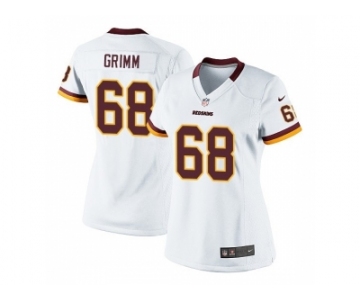 Women's Nike Washington Redskins #68 Russ Grimm White Elite Jersey