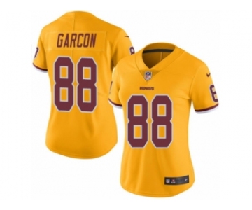 Women's Nike Washington Redskins #88 Pierre Garcon Limited Gold Rush NFL Jersey
