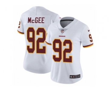 Women's Nike Washington Redskins #92 Stacy McGee Vapor Untouchable Limited White NFL Jersey