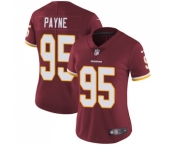 Women's Nike Washington Redskins #95 Da'Ron Payne Burgundy Red Team Color Vapor Untouchable Limited Player NFL Jersey