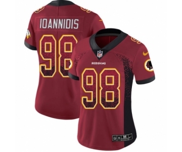 Women's Nike Washington Redskins #98 Matthew Ioannidis Limited Red Rush Drift Fashion NFL Jersey