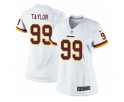 Women's Nike Washington Redskins #99 Phil Taylor Limited White NFL Jersey