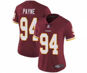 Women's Washington Redskins #94 Da'Ron Payne Burgundy Red Team Color Vapor Untouchable Limited Player Football Jersey