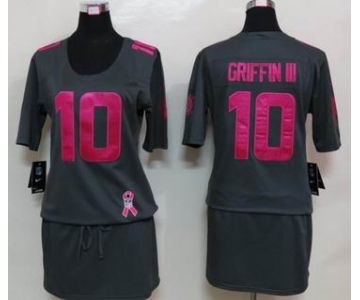nike women nfl jerseys washington redskins #10 griffiniii dk.grey[breast cancer awareness]