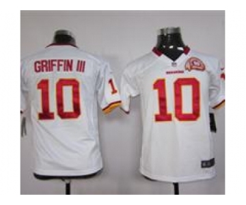 nike women nfl jerseys washington redskins #10 robert griffiniii whih[80th white jerseys]
