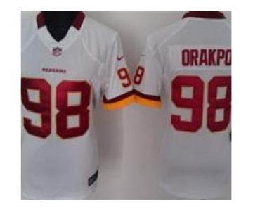 nike women nfl jerseys washington redskins #98 orakpo white[nike]