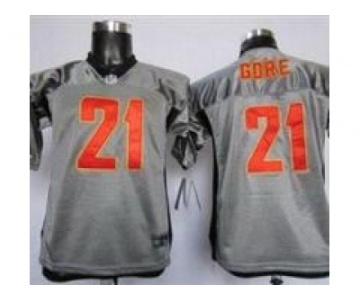 Nike Youth Washington Redskins #21 Frank Gore Grey [Nike Shadow]