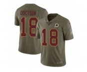 Youth Nike Washington Redskins #18 Josh Doctson Limited Olive 2017 Salute to Service NFL Jersey