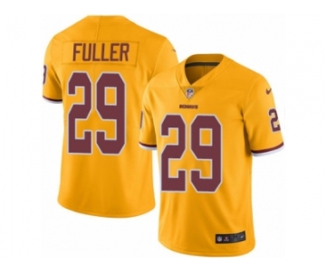 Youth Nike Washington Redskins #29 Kendall Fuller Limited Gold Rush Vapor Untouchable NFL Jersey