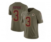 Youth Nike Washington Redskins #3 Dustin Hopkins Limited Olive 2017 Salute to Service NFL Jersey