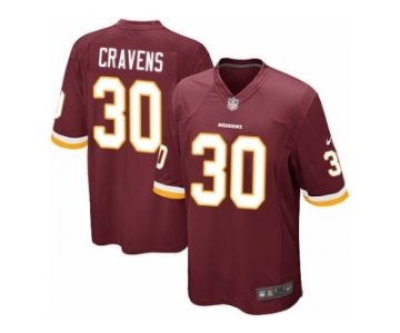 Youth Nike Washington Redskins #30 Su'a Cravens Game Burgundy Red Team Color NFL Jersey