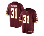 Youth Nike Washington Redskins #31 Fabian Moreau Limited Burgundy Red Team Color NFL Jersey