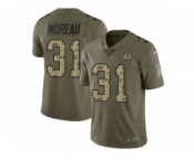 Youth Nike Washington Redskins #31 Fabian Moreau Limited Olive Camo 2017 Salute to Service NFL Jersey Youth Nike Washington Redskins #31 Fabian Moreau Limited Olive Camo 2017 Salute to Service NFL Jersey