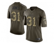 Youth Nike Washington Redskins #31 Matt Jones Limited Green Salute to Service NFL Jersey