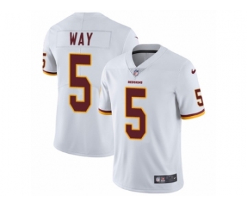 Youth Nike Washington Redskins #5 Tress Way Vapor Untouchable Limited White NFL Jersey