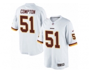 Youth Nike Washington Redskins #51 Will Compton Limited White NFL Jersey