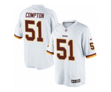 Youth Nike Washington Redskins #51 Will Compton Limited White NFL Jersey