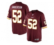 Youth Nike Washington Redskins #52 Ryan Anderson Limited Burgundy Red Team Color NFL Jersey