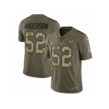 Youth Nike Washington Redskins #52 Ryan Anderson Limited Olive Camo 2017 Salute to Service NFL Jersey