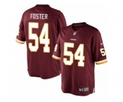 Youth Nike Washington Redskins #54 Mason Foster Limited Burgundy Red Team Color NFL Jersey