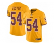 Youth Nike Washington Redskins #54 Mason Foster Limited Gold Rush Vapor Untouchable NFL Jersey