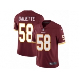 Youth Nike Washington Redskins #58 Junior Galette Vapor Untouchable Limited Burgundy Red Team Color NFL Jersey