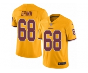Youth Nike Washington Redskins #68 Russ Grimm Limited Gold Rush Vapor Untouchable NFL Jersey