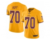 Youth Nike Washington Redskins #70 Sam Huff Limited Gold Rush NFL Jersey