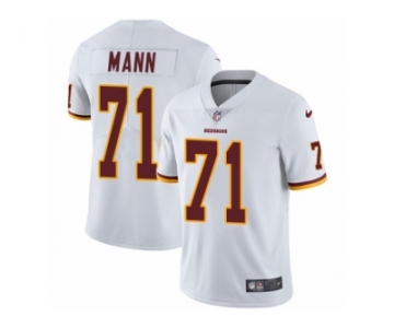 Youth Nike Washington Redskins #71 Charles Mann Vapor Untouchable Limited White NFL Jersey