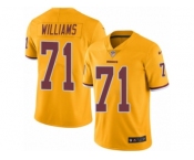Youth Nike Washington Redskins #71 Trent Williams Limited Gold Rush Vapor Untouchable NFL Jersey