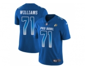 Youth Nike Washington Redskins #71 Trent Williams Royal Stitched NFL Limited NFC 2018 Pro Bowl Jersey