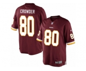 Youth Nike Washington Redskins #80 Jamison Crowder Limited Burgundy Red Team Color NFL Jersey
