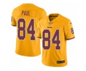 Youth Nike Washington Redskins #84 Niles Paul Limited Gold Rush Vapor Untouchable NFL Jersey