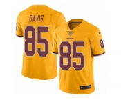 Youth Nike Washington Redskins #85 Vernon Davis Limited Gold Rush NFL Jersey