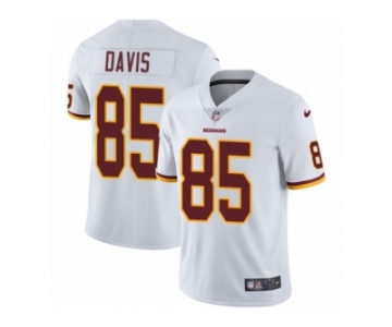 Youth Nike Washington Redskins #85 Vernon Davis Vapor Untouchable Limited White NFL Jersey