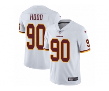 Youth Nike Washington Redskins #90 Ziggy Hood Vapor Untouchable Limited White NFL Jersey