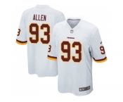 Youth Nike Washington Redskins #93 Jonathan Allen White Stitched NFL Elite Jersey