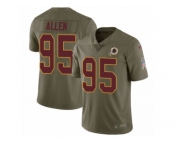 Youth Nike Washington Redskins #95 Jonathan Allen Limited Olive 2017 Salute to Service NFL Jersey Youth Nike Washington Redskins #95 Jonathan Allen Limited Olive 2017 Salute to Service NFL Jersey