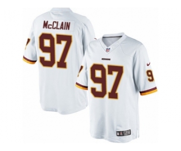 Youth Nike Washington Redskins #97 Terrell McClain Limited White NFL Jersey