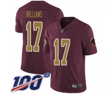 Youth Washington Redskins #17 Doug Williams Burgundy Red Gold Number Alternate 80TH Anniversary Vapor Untouchable Limited Player 100th Season Football Jers