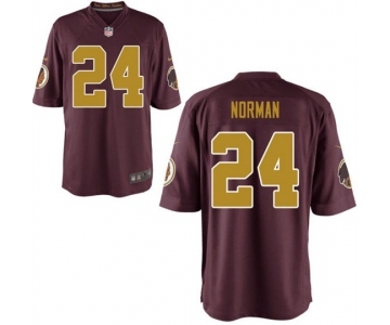 Youth Washington Redskins #24 Josh Norman Red Alternate Game Jersey