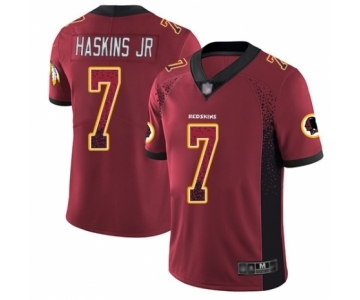 Youth Washington Redskins #7 Dwayne Haskins Limited Red Rush Drift Fashion Football Jerseys