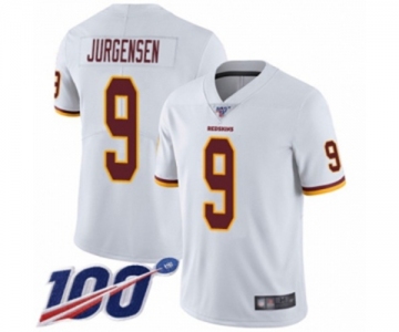 Youth Washington Redskins #9 Sonny Jurgensen White Vapor Untouchable Limited Player 100th Season Football Jersey