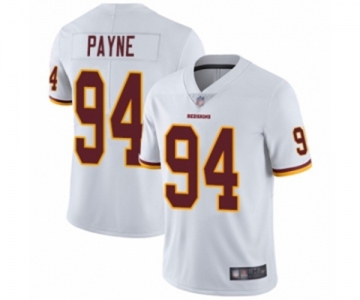 Youth Washington Redskins #94 Da'Ron Payne White Vapor Untouchable Limited Player Football Jersey